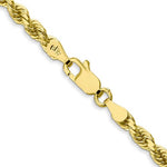 Load image into Gallery viewer, 10k Yellow Gold 3.5mm Diamond Cut Rope Bracelet Anklet Choker Necklace Pendant Chain