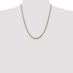 Load image into Gallery viewer, 10k Yellow Gold 3.5mm Diamond Cut Rope Bracelet Anklet Choker Necklace Pendant Chain