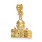 Load image into Gallery viewer, 10k Yellow Gold Washington DC Capitol Building 3D Pendant Charm