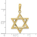 Carregar imagem no visualizador da galeria, 10k Yellow Gold Star of David Pendant Charm