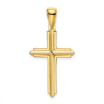 Indlæs billede til gallerivisning 10k Yellow Gold Cross Pendant Charm