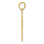 Charger l'image dans la galerie, 10k Yellow Gold God Is Love Celtic Cross Reversible Pendant Charm