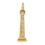 이미지를 갤러리 뷰어에 로드 , 14k Yellow Gold Washington DC Monument 3D Pendant Charm