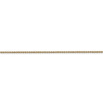 Charger l'image dans la galerie, 14k Yellow Gold 1mm Cable Bracelet Anklet Choker Necklace Pendant Chain Lobster Clasp