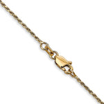 Afbeelding in Gallery-weergave laden, 14k Yellow Gold 1.15mm Diamond Cut Rope Bracelet Anklet Choker Necklace Pendant Chain