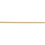 이미지를 갤러리 뷰어에 로드 , 14K Yellow Gold 1.5mm Rope Bracelet Anklet Choker Necklace Pendant Chain