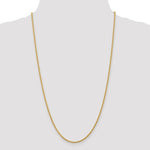 Lataa kuva Galleria-katseluun, 14K Yellow Gold 2.25mm Rope Bracelet Anklet Choker Necklace Pendant Chain
