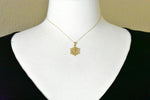 이미지를 갤러리 뷰어에 로드 , 14k yellow gold snowflake pendant charm