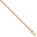 Lataa kuva Galleria-katseluun, 14K Yellow Gold 1.10mm Box Bracelet Anklet Necklace Choker Pendant Chain