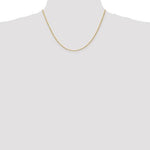 Afbeelding in Gallery-weergave laden, 14k Yellow Gold 1.3mm Diamond Cut Rope Bracelet Anklet Choker Necklace Pendant Chain