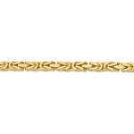 이미지를 갤러리 뷰어에 로드 , 14K Yellow Gold 5.25mm Byzantine Bracelet Anklet Necklace Choker Pendant Chain