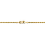 Загрузить изображение в средство просмотра галереи, 14k Yellow Gold 1.75mm Diamond Cut Rope Bracelet Anklet Choker Necklace Pendant Chain