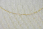 將圖片載入圖庫檢視器 14k yellow gold 0.42mm thin curb bracelet anklet choker necklace pendant chain