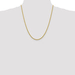 Load image into Gallery viewer, 10k Yellow Gold 2.75mm Diamond Cut Rope Bracelet Anklet Choker Necklace Pendant Chain