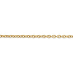 Afbeelding in Gallery-weergave laden, 14k Yellow Gold 3.2mm Round Open Link Cable Bracelet Anklet Choker Necklace Pendant Chain