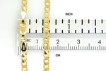 이미지를 갤러리 뷰어에 로드 , 14k Yellow Gold 2.9mm Beveled Curb Link Bracelet Anklet Necklace Pendant Chain