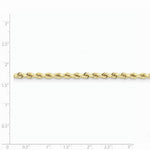 Cargar imagen en el visor de la galería, 14k Yellow Gold 4mm Diamond Cut Rope Bracelet Anklet Choker Necklace Pendant Chain
