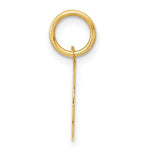 Załaduj obraz do przeglądarki galerii, 14K Yellow Gold Uppercase Initial Letter G Block Alphabet Pendant Charm