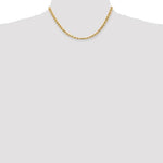 画像をギャラリービューアに読み込む, 14k Yellow Gold 4.5mm Diamond Cut Rope Bracelet Anklet Choker Necklace Pendant Chain