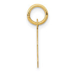 Load image into Gallery viewer, 14K Yellow Gold Uppercase Initial Letter C Block Alphabet Pendant Charm