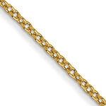 Charger l'image dans la galerie, 14k Yellow Gold 1mm Cable Bracelet Anklet Choker Necklace Pendant Chain Lobster Clasp