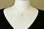將圖片載入圖庫檢視器 14K Rose Gold Uppercase Initial Letter A Block Alphabet Pendant Charm