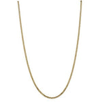 이미지를 갤러리 뷰어에 로드 , 14k Yellow Gold 2.9mm Beveled Curb Link Bracelet Anklet Necklace Pendant Chain