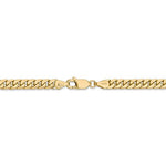 Afbeelding in Gallery-weergave laden, 14k Yellow Gold 4.3mm Miami Cuban Link Bracelet Anklet Choker Necklace Pendant Chain