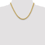이미지를 갤러리 뷰어에 로드 , 14K Yellow Gold 5.5mm Miami Cuban Link Bracelet Anklet Choker Necklace Pendant Chain