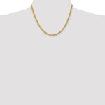Indlæs billede til gallerivisning 14k Yellow Gold 5mm Rope Bracelet Anklet Choker Necklace Pendant Chain