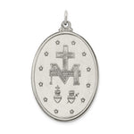 Lataa kuva Galleria-katseluun, Sterling Silver Blessed Virgin Mary Miraculous Medal Pendant Charm