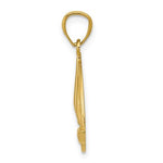Load image into Gallery viewer, 14k Yellow Gold Sailboat Sailing Nautical Pendant Charm
