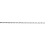Load image into Gallery viewer, 10k White Gold 0.95mm Polished Cable Rope Necklace Pendant Chain