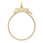 Afbeelding in Gallery-weergave laden, 10K Yellow Gold Memories Charm Holder Pendant