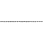 Lataa kuva Galleria-katseluun, 14k White Gold 2mm Diamond Cut Rope Bracelet Anklet Choker Necklace Pendant Chain
