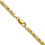 이미지를 갤러리 뷰어에 로드 , 14K Yellow Gold 3.25mm Byzantine Bracelet Anklet Choker Necklace Pendant Chain