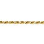 Indlæs billede til gallerivisning 14k Yellow Gold 5.5mm Diamond Cut Rope Bracelet Anklet Choker Necklace Pendant Chain