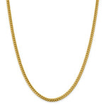 Afbeelding in Gallery-weergave laden, 14k Yellow Gold 4.25mm Miami Cuban Link Bracelet Anklet Choker Necklace Pendant Chain