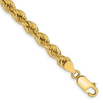 Indlæs billede til gallerivisning 14k Yellow Gold 5mm Rope Bracelet Anklet Choker Necklace Pendant Chain