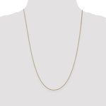 Lataa kuva Galleria-katseluun, 14K Yellow Gold 0.90mm Box Bracelet Anklet Necklace Choker Pendant Chain