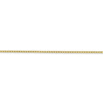 Ladda upp bild till gallerivisning, 10K Yellow Gold 1.25mm Box Bracelet Anklet Choker Necklace Pendant Chain