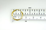 Load image into Gallery viewer, 14k Yellow Gold 13mm x 1.35mm Diamond Cut Round Endless Hoop Earrings