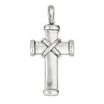 Загрузить изображение в средство просмотра галереи, 14k White Gold Cross Pendant Charm