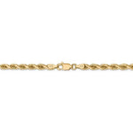 Cargar imagen en el visor de la galería, 14k Yellow Gold 4mm Diamond Cut Rope Bracelet Anklet Choker Necklace Pendant Chain