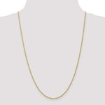 이미지를 갤러리 뷰어에 로드 , 14K Yellow Gold 1.5mm Rope Bracelet Anklet Choker Necklace Pendant Chain