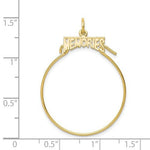 Afbeelding in Gallery-weergave laden, 10K Yellow Gold Memories Charm Holder Pendant