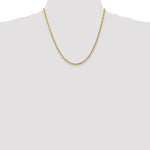 將圖片載入圖庫檢視器 10k Yellow Gold 3.25mm Diamond Cut Rope Bracelet Anklet Choker Necklace Pendant Chain