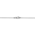 將圖片載入圖庫檢視器 10K White Gold 1mm Box Bracelet Anklet Choker Necklace Pendant Chain