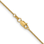 Charger l'image dans la galerie, 14k Yellow Gold 1mm Cable Bracelet Anklet Choker Necklace Pendant Chain Lobster Clasp