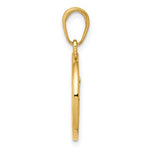 Lade das Bild in den Galerie-Viewer, 14k Yellow Gold Om Yoga Symbol Pendant Charm